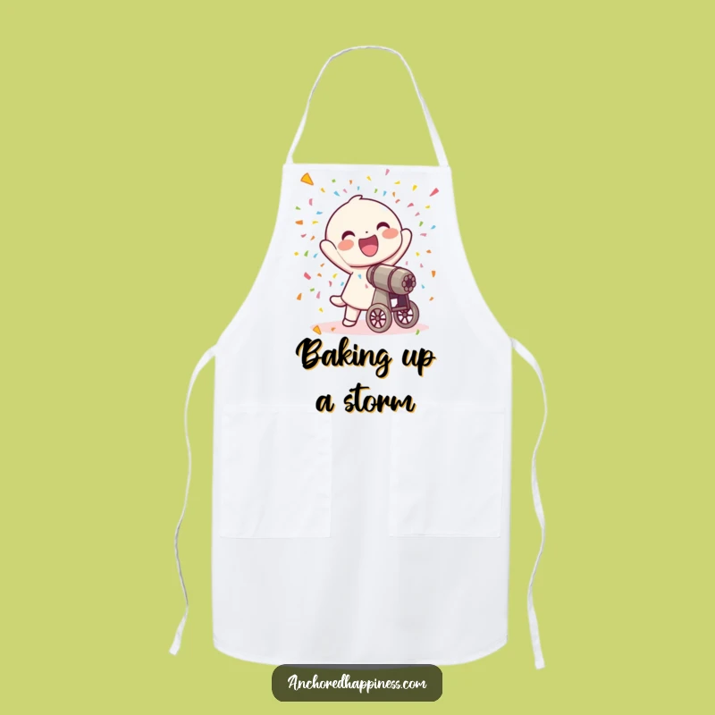 Funny Confetti Apron - Joyful Celebration Kitchen Wear