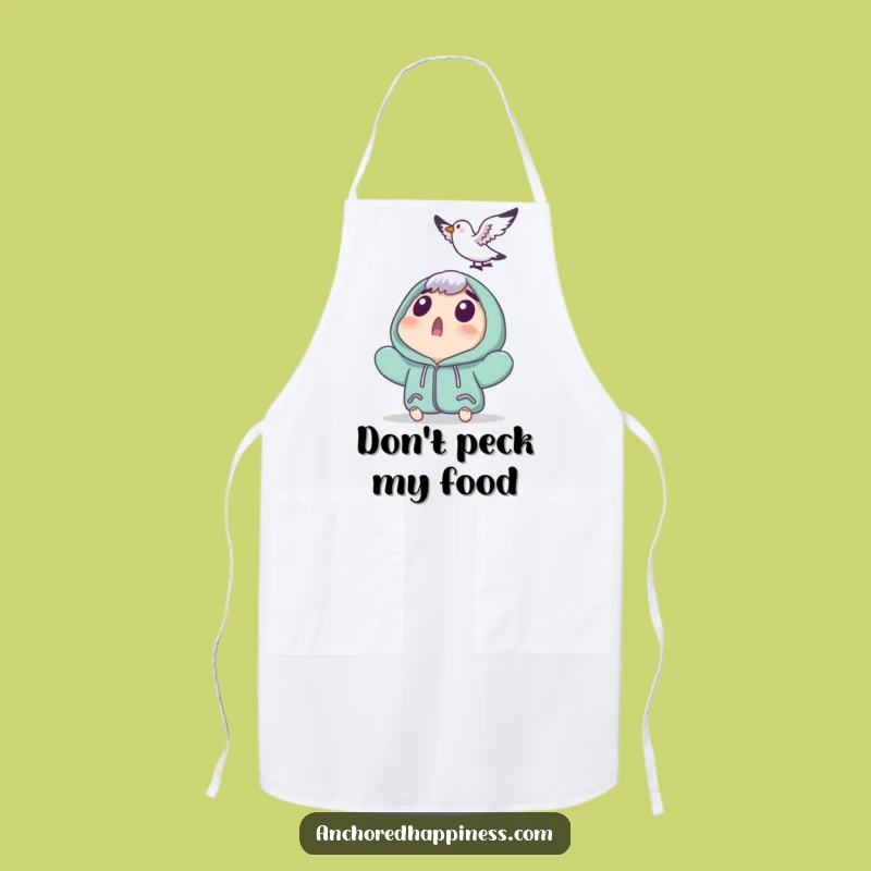 Funny Seagull Surprise Apron - Cook Up Laughs in the Kitchen!