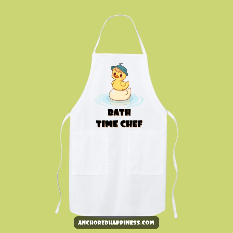 Funny Ducky Rider Apron - Cook with Whimsical Humor and Style!