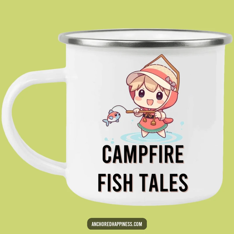 Funny Big Net Fisher Camping Mug - Adventure & Humorous Catches