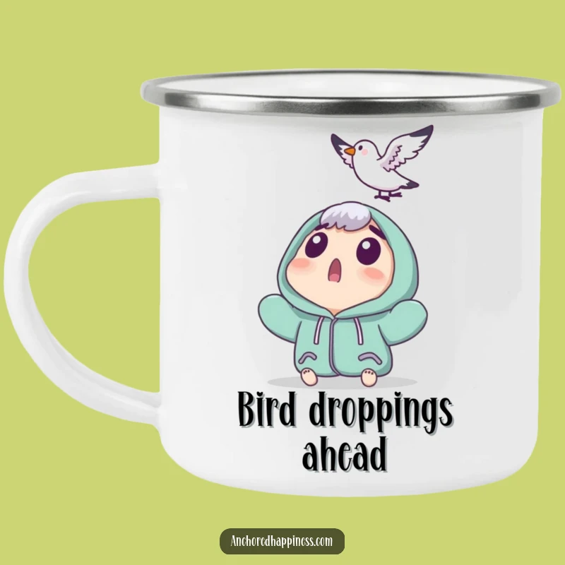 Funny Seagull Surprise Camping Mug - Your Hilarious Outdoor Companion!