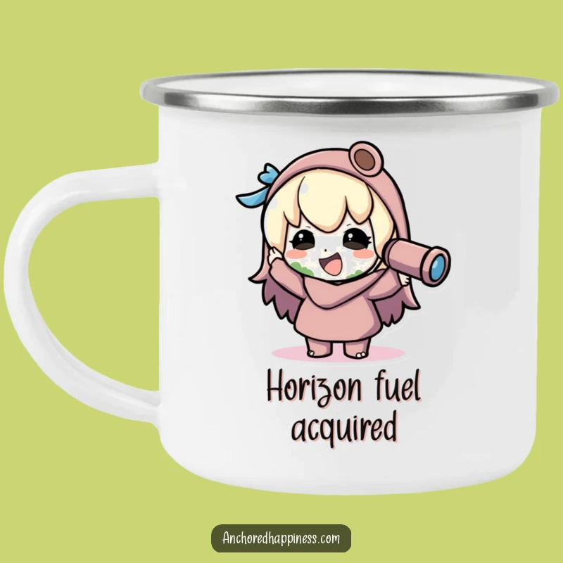 Funny Kawaii Explorer Camping Mug - Durable & Hilarious Outdoor Gift!