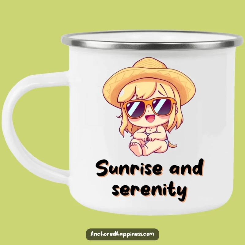 Funny Lounging Character Camping Mug - Relaxed Adventures Guaranteed