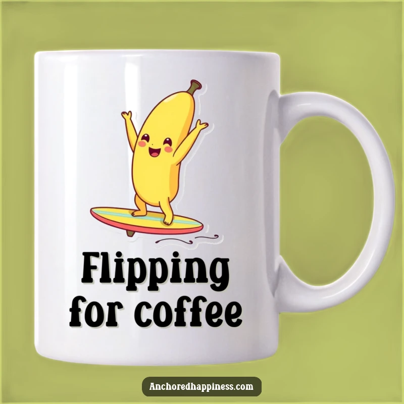 Funny Banana Surf Mug: Hilarious Tropical Fun Gift