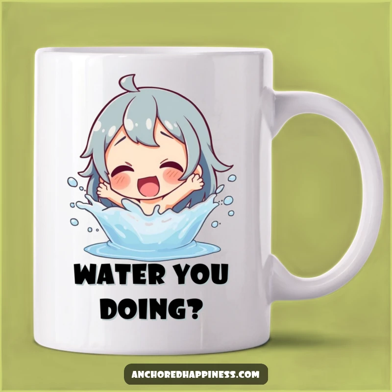Funny Splashing Fun Mug - Hilarious Water Play Gift for Joyful People