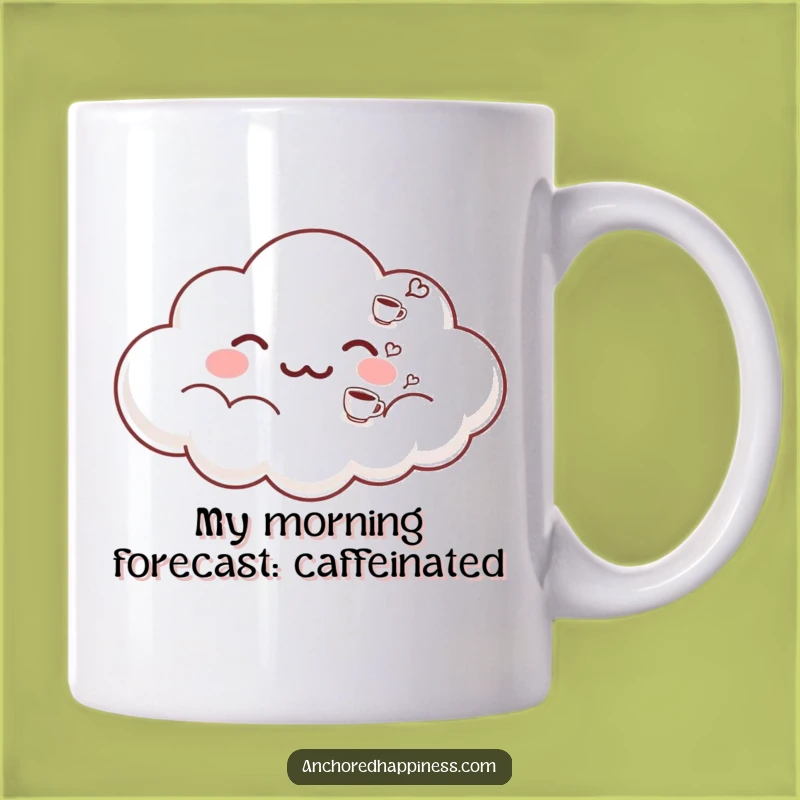 Funny Cloud Coffee Mug - Exhaling Perfect Cups, The Ultimate Funny Coffee Lover Gift