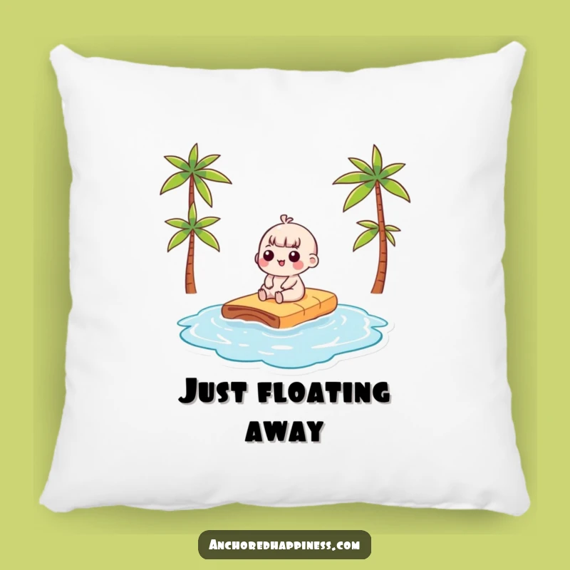 Funny Kawaii Sunbathing Pillow - Comfy & Hilarious Beach Accent Gift