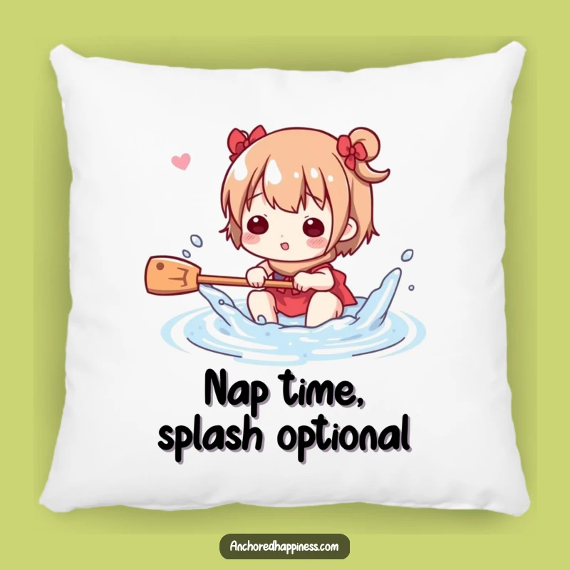 Cozy Funny Splashing Fun Pillow - A Soft Funny Gift for Water Lovers