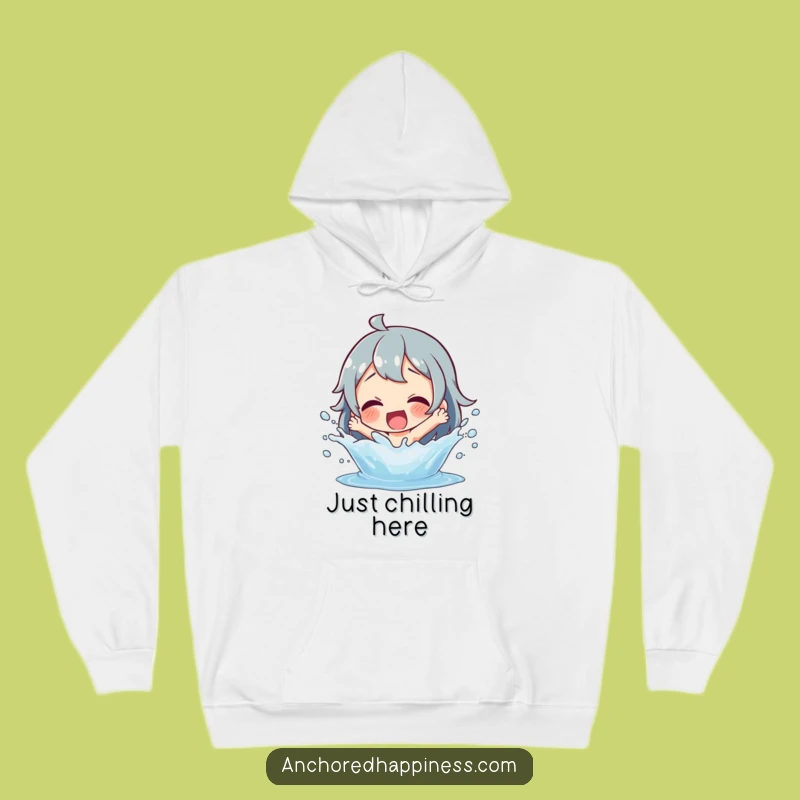 Cozy Funny Splashing Fun Hoodie - Stay Warm with Watery Smiles
