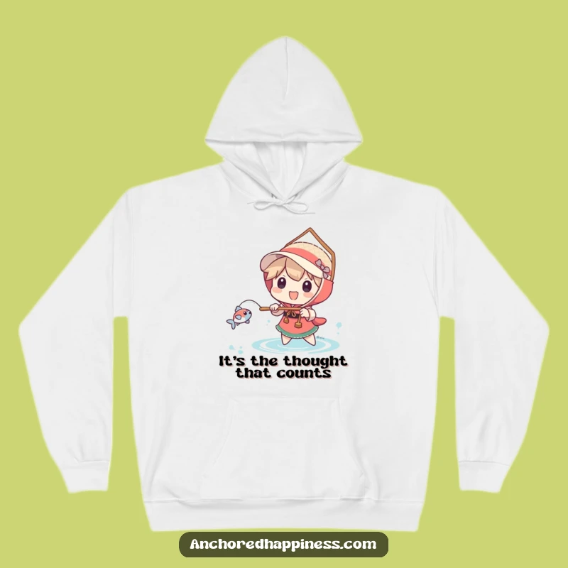 Funny Big Net Fisher Hoodie - Cozy & Hilarious Angler Gear