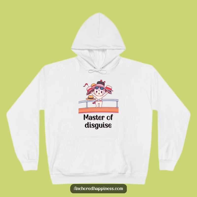 Cozy Funny Yacht Life Hoodie - Balancing Hats, Luxury Boat Comfort, Warm Gift