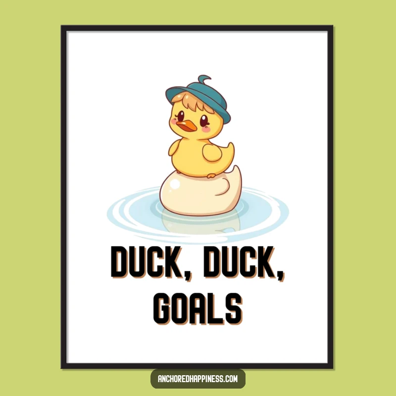 Funny Printable Wall Art: Rubber Ducky Balance, Hilarious Free Downloadable Art!