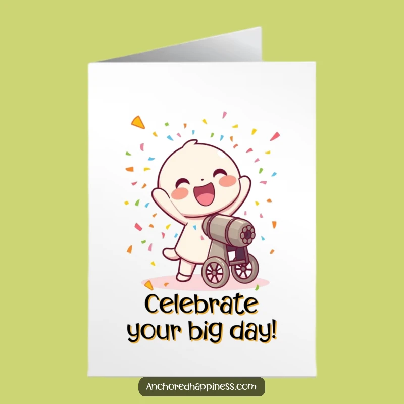 Confetti Cannon Birthday Card Printable - Free Joyful Downloadable Gift
