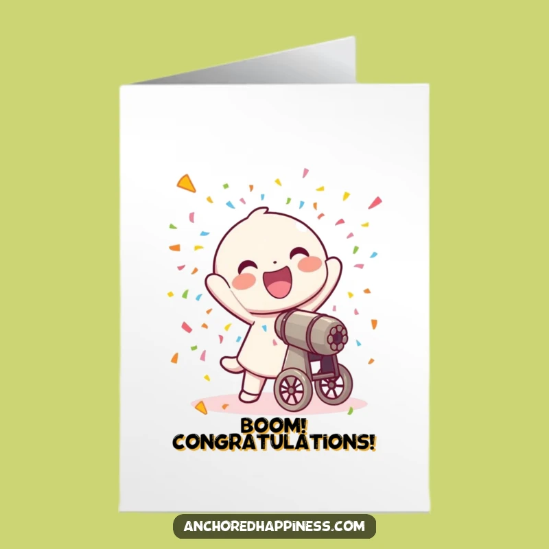 Confetti Cannon Congrats Card Printable - Free Joyful Downloadable Gift