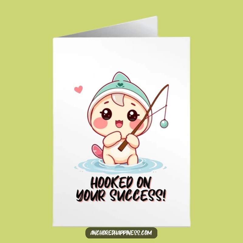 Free Printable Fishing Card Funny Congrats Downloadable Gift Idea