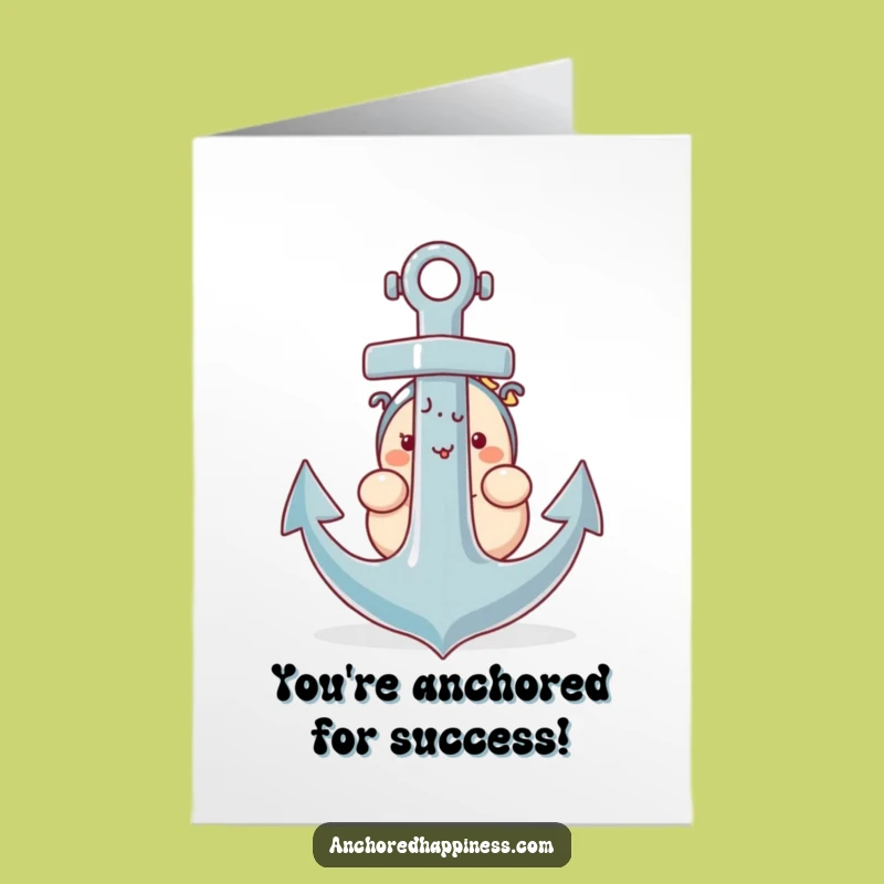 Anchor Surprise Congrats Card Printable - Free Funny Downloadable Gift