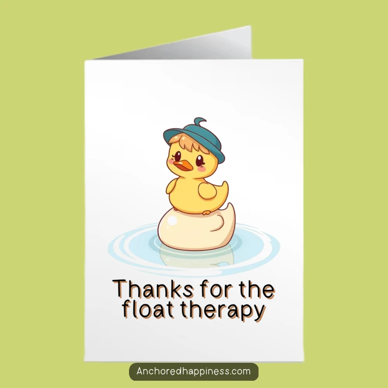 Free Printable Thank You Card: Rubber Ducky Fun, Hilarious Downloadable Gift!