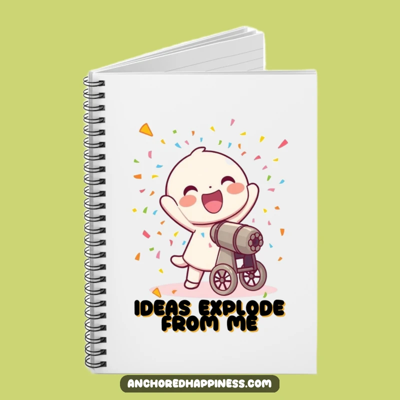 Funny Confetti Notebook - Joyful Celebration Journal of Fun