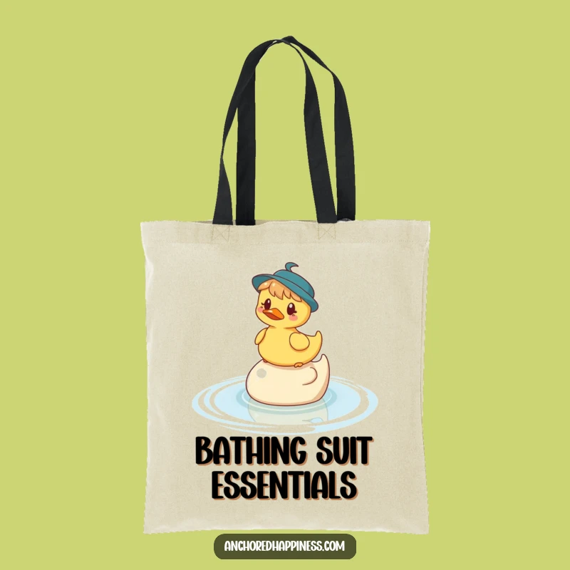 Funny Ducky Balance Tote Bag - Carry Your Whimsical Humor Everywhere!