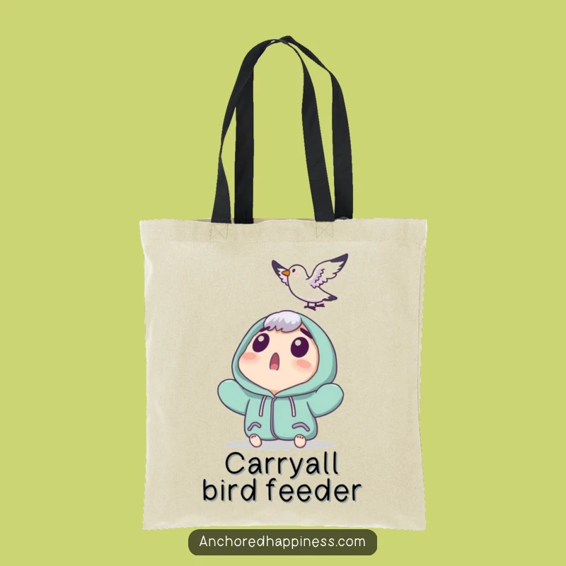 Funny Seagull Surprise Tote Bag - Carry Your Laughs and Essentials in Style!