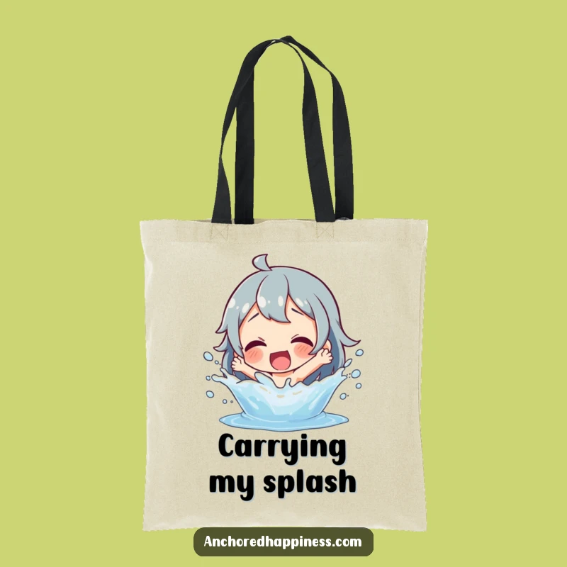 Funny Splashing Fun Tote Bag - Carry Your Joyful Water Adventure
